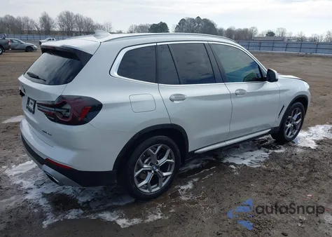 2024 BMW X3 xDrive30I from USA, damaged, VIN 5UX53DP07R9U89322